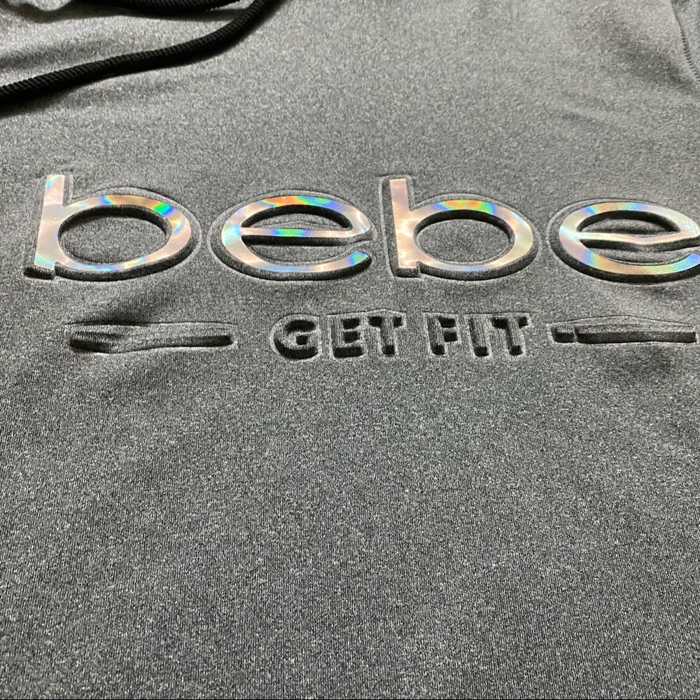 Original BEBE Get Fit Hoodie Size M warm & cozy great for the gym, go out, home